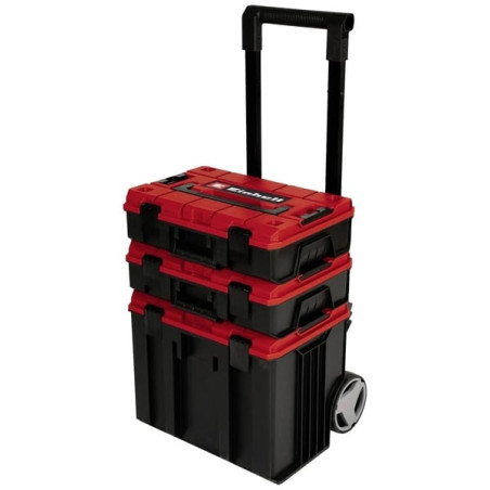 Cassetta degli attrezzi einhell e-case tower rosso/nero [4540015]