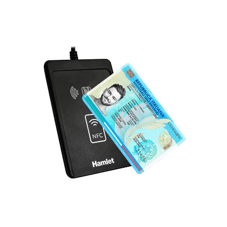 Lettore smart card hamlet usb 2.0 [huscr-ciep]
