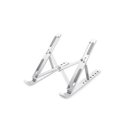 Supporto hamlet tiramisu max per notebook 19" in alluminio bianco