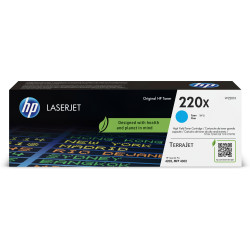 Toner hp 220x originale laserjet hy 5500 pagine ciano [w2201x]
