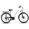 Bicicletta elettrica emg e-bike queen 28p 28" 250w bianco