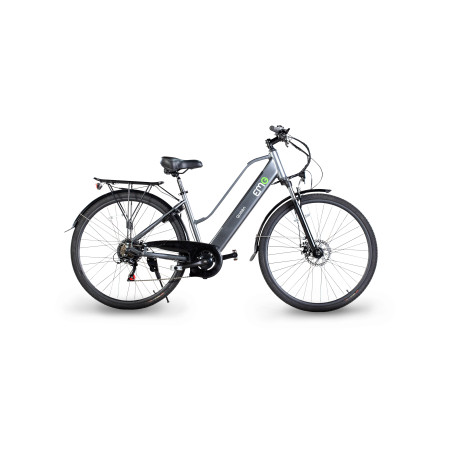 Bicicletta elettrica emg e-bike queen 28p 28" 250w grigio