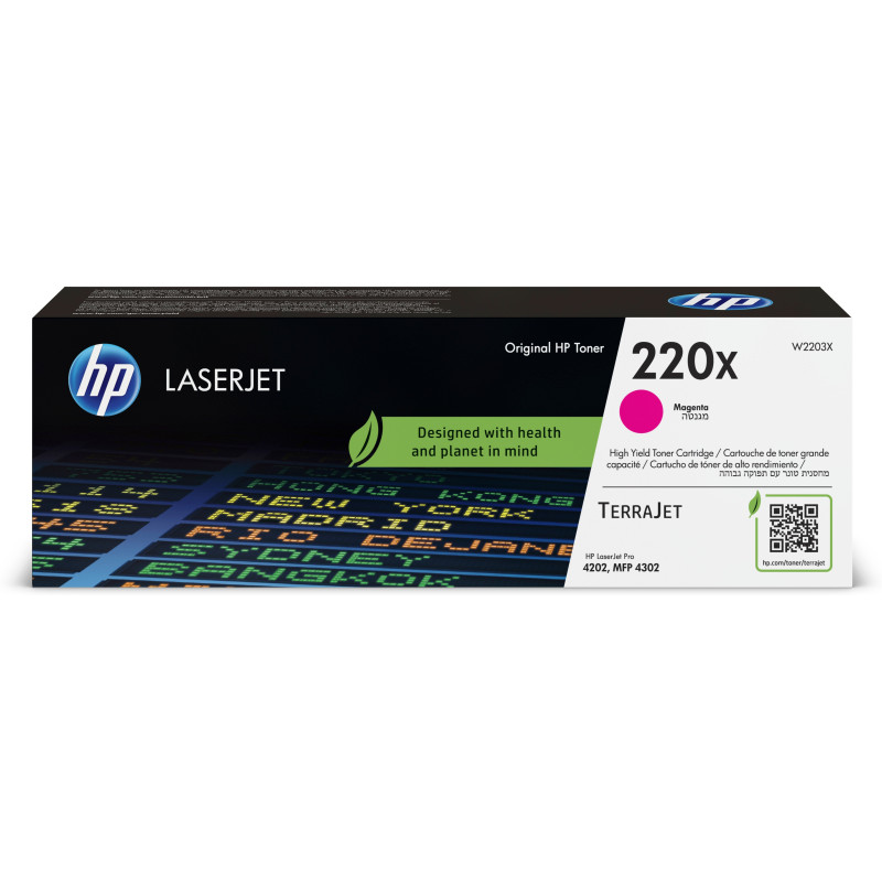 Toner hp 220x originale laserjet hy 5500 pagine mangenta [w2203x]