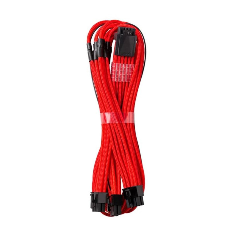 Cavo cablemod c-series pro modmesh 12vhpwr a 3x pci 60cm rosso