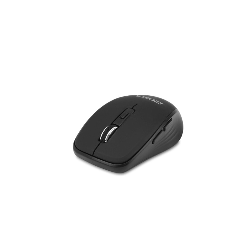 Mouse senza fili dicota d31980 1600 dpi ambidestro bluetooth nero