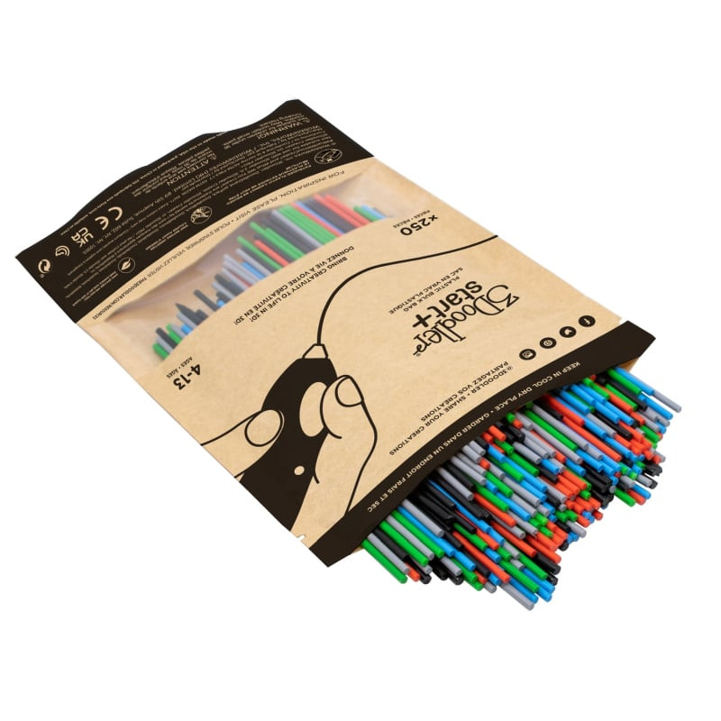 Ricarica per filamenti 3doodler start eko 2.5mm 250pz