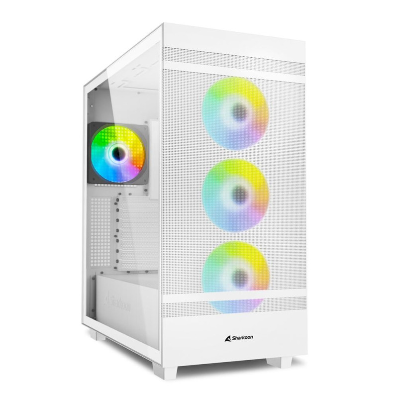 Case sharkoon rebel c50 rgb full-tower atx con vetro temperato