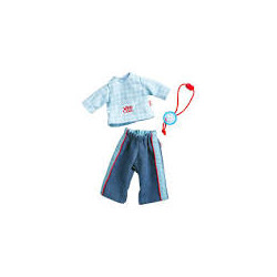 Set di vestiti haba jeans per bambole di 30cm multicolore [1306518001]