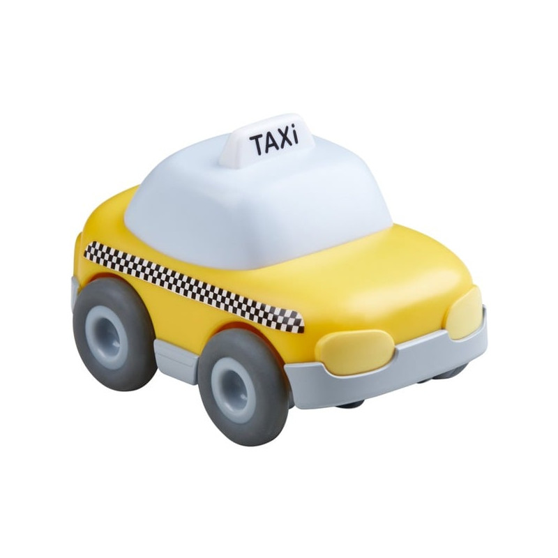 Haba kullerbu auto a frizione taxi 57x57mm bianco giallo [1306677001]