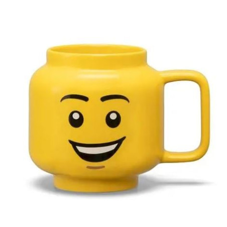 Tazza room copenhagen lego testa ragazzo felice in ceramica 530ml