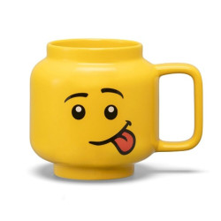 Tazza room copenhagen lego testa silly in ceramica 530ml giallo [41460802]