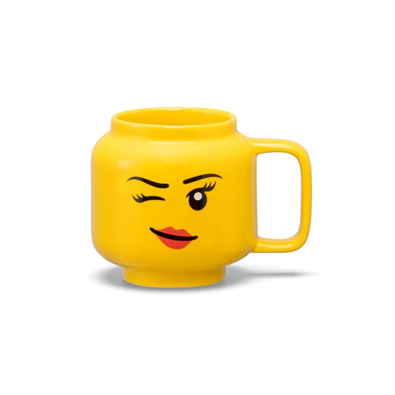 Tazza room copenhagen lego testa ragazza ammiccante in ceramica 255ml