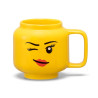 Tazza room copenhagen lego testa ragazza ammiccante in ceramica 255ml