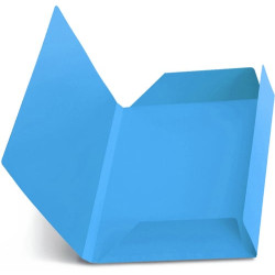 Cartellina in cartone a 3 lembi favini 25 pz. azzurro 24,5x34,5cm