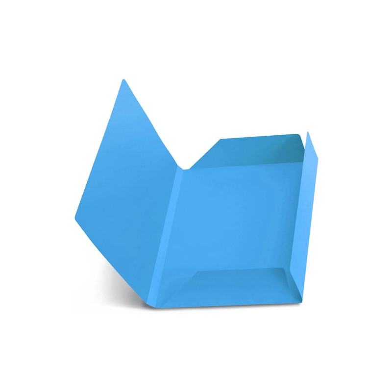 Cartellina in cartone a 3 lembi favini 25 pz. azzurro 24,5x34,5cm