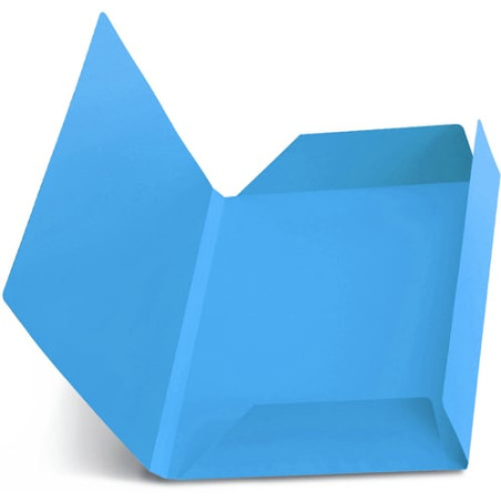 Cartellina in cartone a 3 lembi favini 25 pz. azzurro 24,5x34,5cm