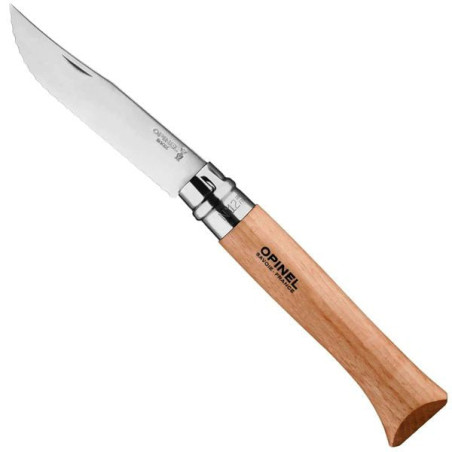 Coltello pieghevole opinel inox n.12 seghettato [002441]