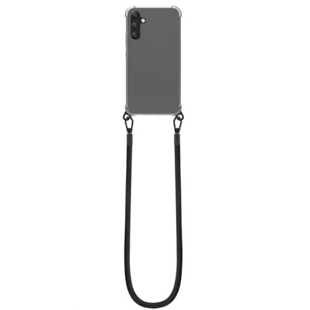 Custodia celly freedom + laccio a34 nero trasparente [freedomcs1036]