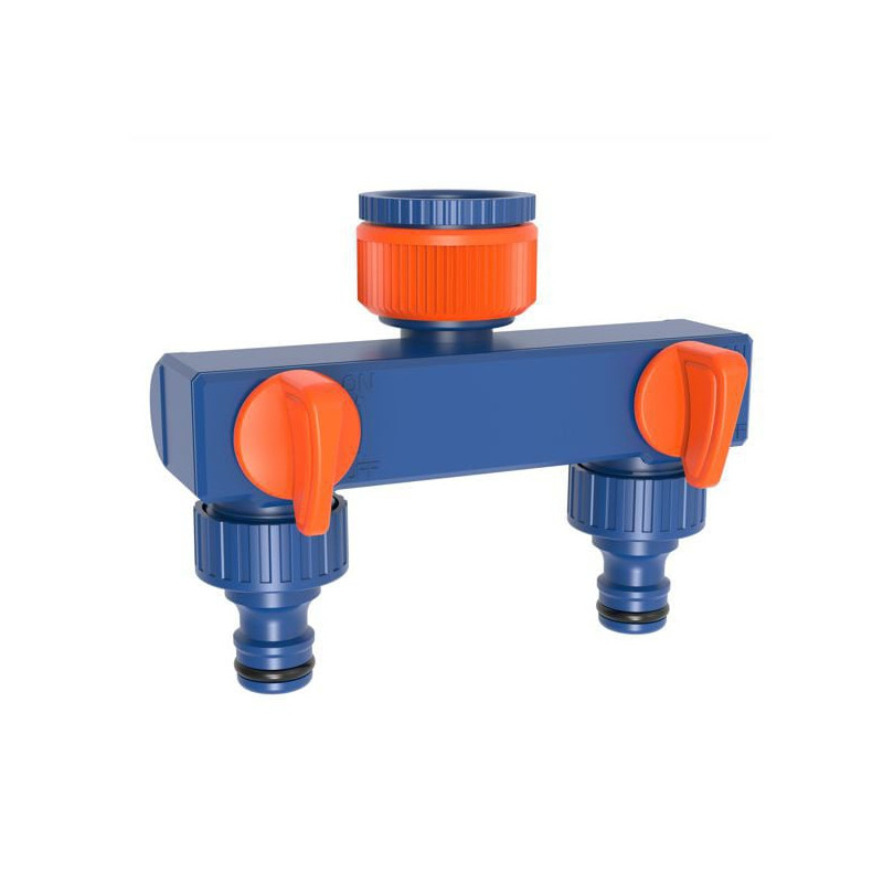 Presa rubinetti il campo a 2 rubinetti 3/4f+ filetti 3/4m [ts3017]