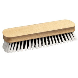 Spazzola abiti ippa in fibre sintetiche supporto in legno 19cm [251]