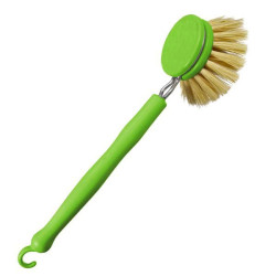 Spazzola ippa lavapiatti tonda in tampico 26cm colori assortiti [139/t]