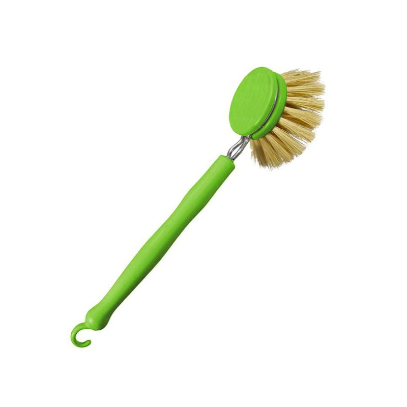 Spazzola ippa lavapiatti tonda in tampico 26cm colori assortiti [139/t]