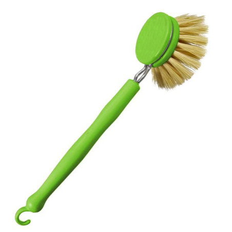 Spazzola ippa lavapiatti tonda in tampico 26cm colori assortiti [139/t]