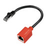 Adattatore di rete rj45 logilink cat.6a classe ea break away protezione