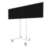 Supporto da pavimento neomounts per doppio schermo 42-65''