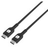 Cavo usb-c techly m/m usb 2.0 1m nero