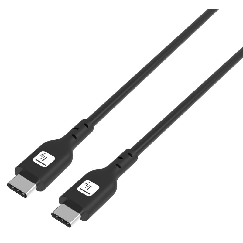 Cavo usb-c techly m/m usb 2.0 2m nero