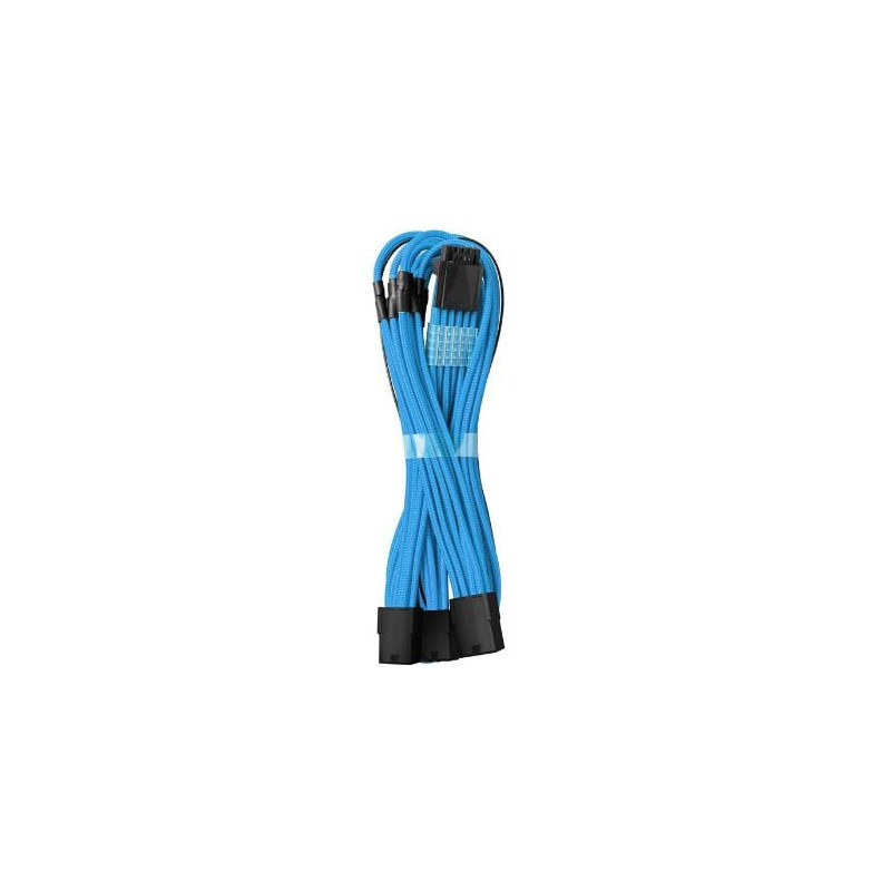 Cavo di alimentazione cablemod pro modmesh 12vhpwr 45cm azzurro [cm-pcab-16p3-n45klb-5pc-r]