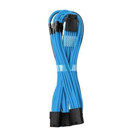 Cavo di alimentazione cablemod pro modmesh 12vhpwr 45cm azzurro [cm-pcab-16p3-n45klb-5pc-r]