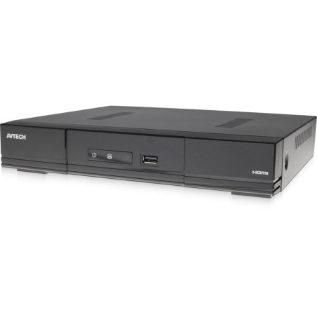 Videoregistratore avtech nvr 16 canali h.265 con 16xpoe [avh2117ax]