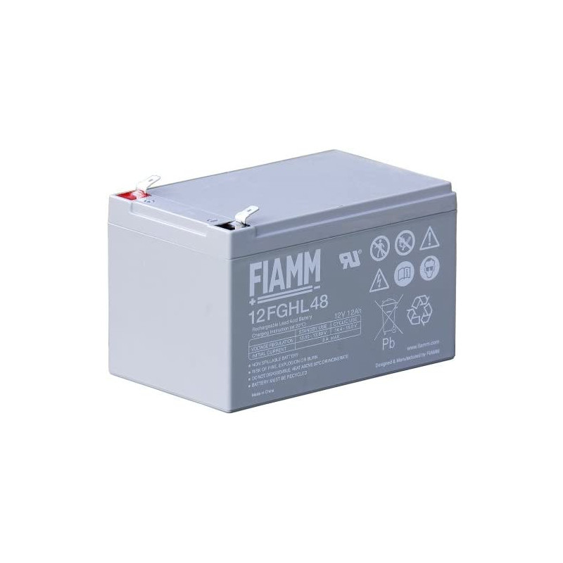 Batteria al piombo fiamm 12fglh48 12v 12 ah blu [12fghl48]