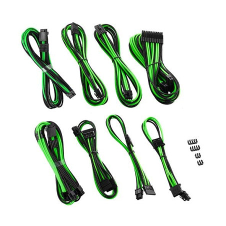 Set di cavi cablemod rt pro modmesh 2x12vhpwr nero/verde chiaro [cm-prts-16x2kit-nkklg-r]