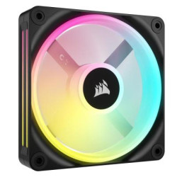 Ventola 120x120 corsair icue link serie qx120 rgb pwm 120mm nero/bianco