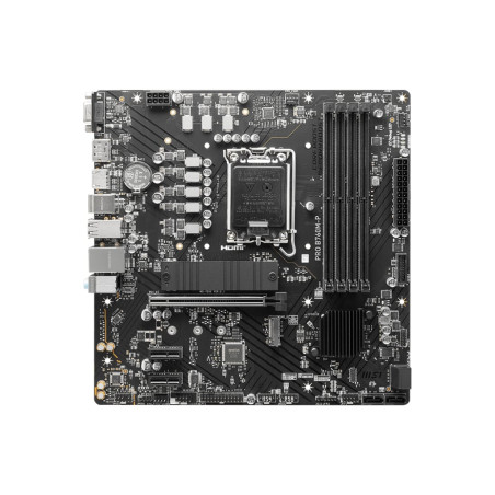 Scheda madre msi pro b760m-p atx ddr5-sdram [7e02-009r]