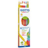 Astuccio pastelli giotto mega colori fluo 6pz [f225700]