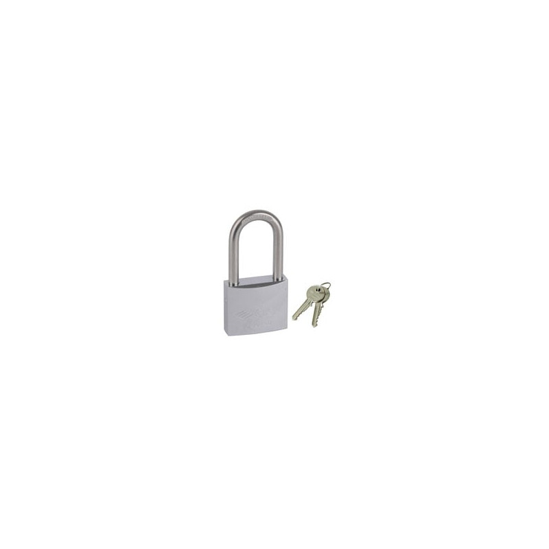 Lucchetto ottone mm.40 arco inox lungo 26021 cisa [cisa ]