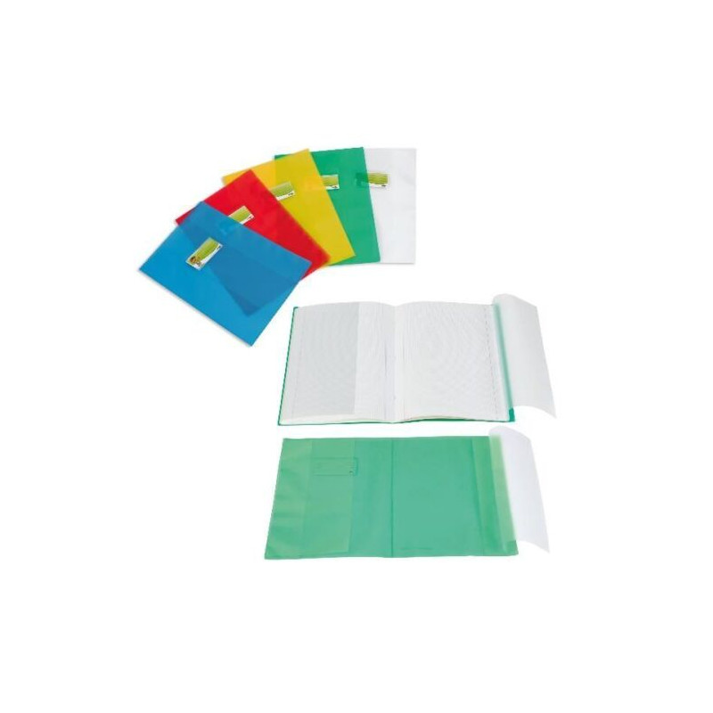 Copriquaderni sei rota cover mini a5 pp buccia verde [23131205]