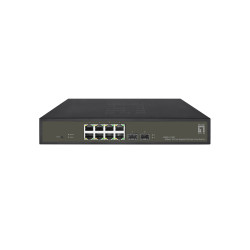 Switch levelone hilbert gigabit poe gestito l2 a 10xrj45 8xpoe 2xsfp