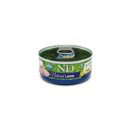 Mangime umido farmina agnello per gatto n&d natural 140g [pnd140066]