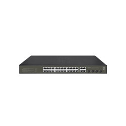 Switch levelone gestito l2 smart lite 24xrj45 4xsfp combo 19"