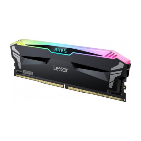 Ram dimm ddr5 2x16gb lexar ares rgb gaming 6400mhz cl32 nero [salxr503264ar2b]