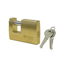 Lucchetto ottone mm.63 serrande 21610 logo [logo ]