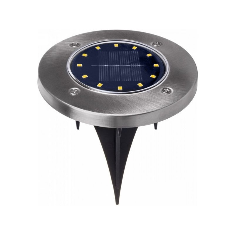 Segnapasso solare a led maclean mce318 0.72w argento/nero [limclcsolmce318]