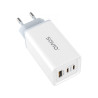 Alimentatore da rete savio la-07 usb-a/c 65w bianco [azsaolssavila07]