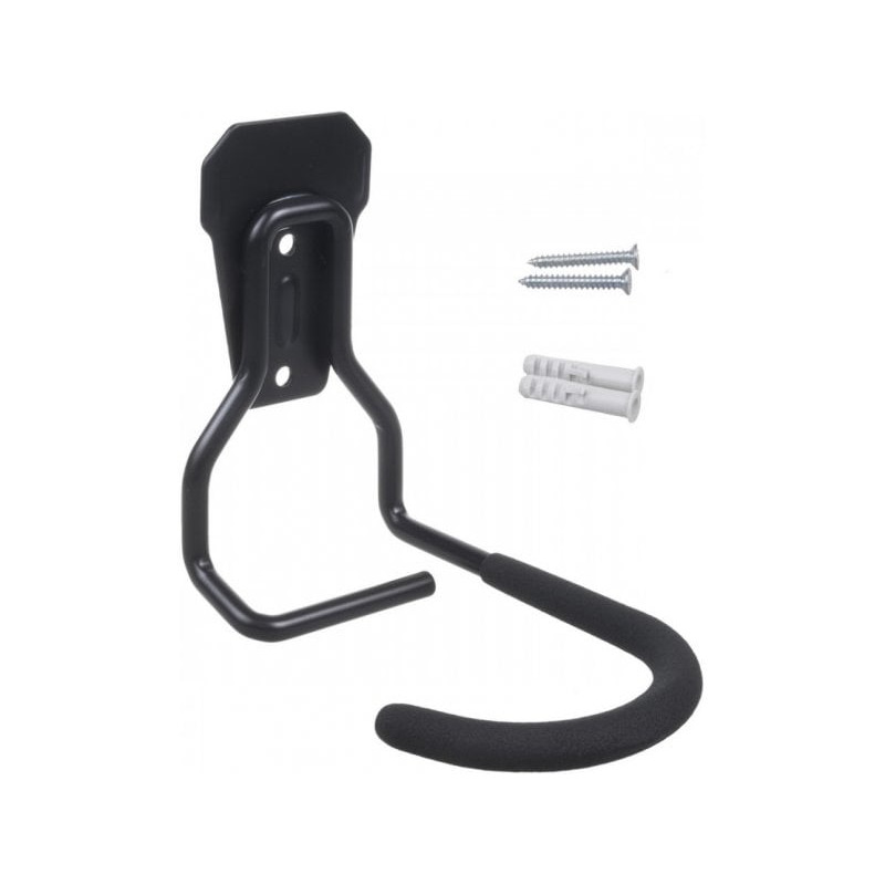 Portabici da parete maclean mc-433 nero [ajmclemrowmc433]