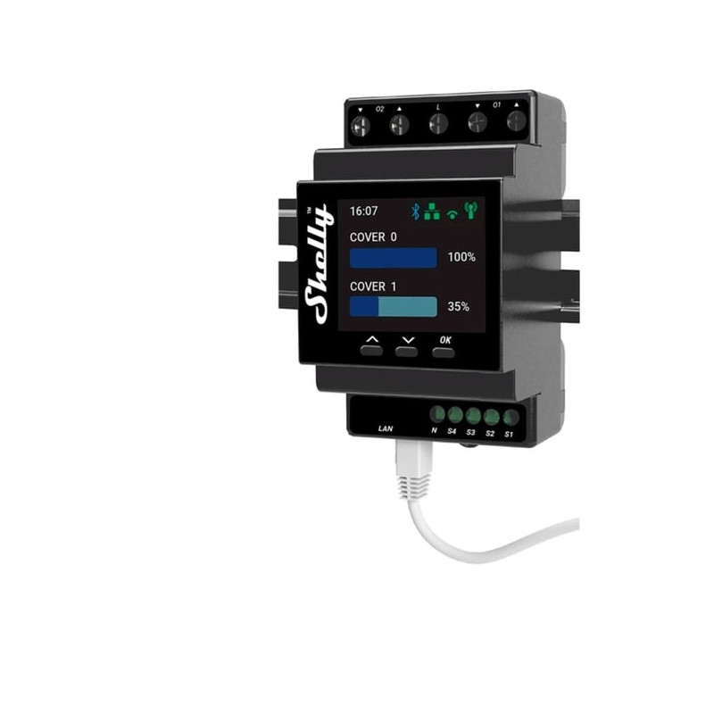 Rele' shelly pro pm wi-fi lan bluetooth nero [85365080]